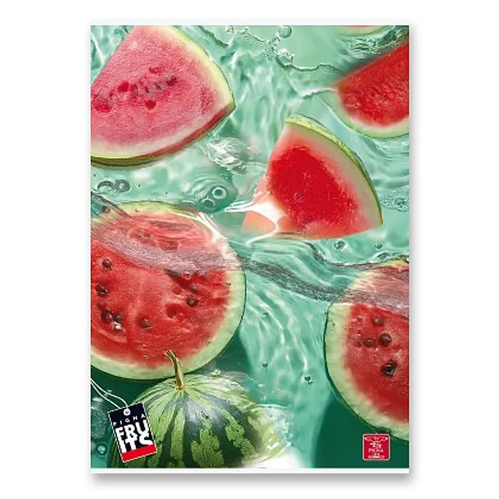 Hlavný obrázok produktu Školní sešit Pigna Fruits - A4, linkovaný, 42 listů, mix motivů