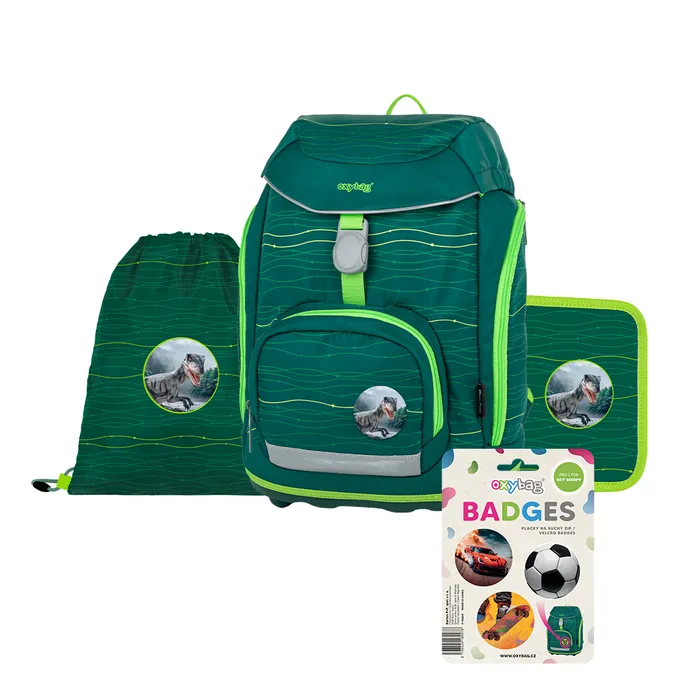 Hlavný obrázok produktu Školní set batoh OXY Sherpy Green [4 ks]
