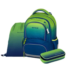 Školský set OXY NEXT Ombre Green [3 ks]
