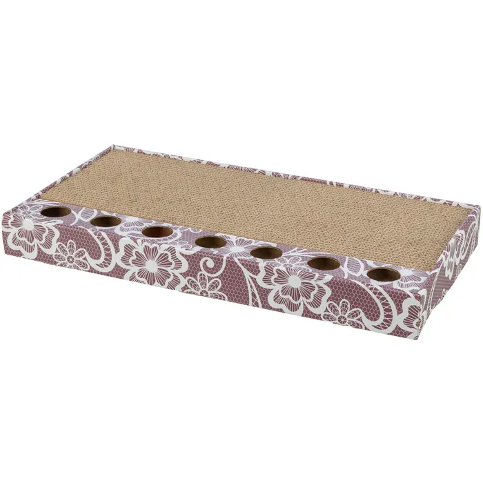 Hlavný obrázok produktu Škrabací karton s hračkou 48 x 25 cm růžový