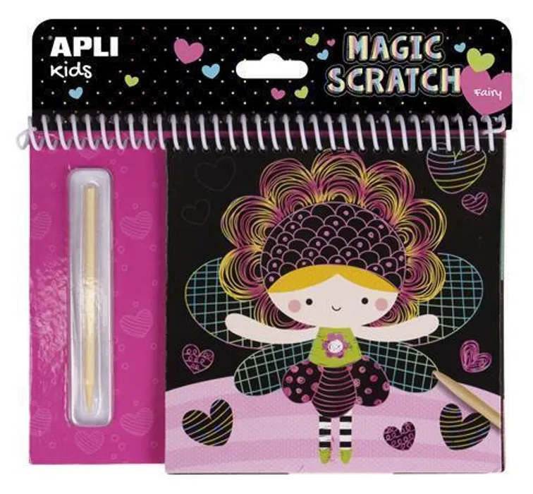 Hlavný obrázok produktu Škrabací obrázky "Magic Scratch Fairies", pohádky, APLI