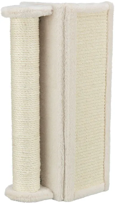 Hlavný obrázok produktu Škrabací rohová deska se sloupkem, 15 x 50 x 15 cm, béžová