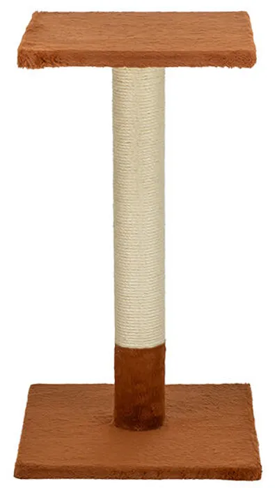 Hlavný obrázok produktu Škrabací sloupek BEANA, 69 cm, králičí plyš, rezavá - LIMITOVANÁ NABÍDKA