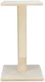 Škrabací stĺpik BEANA s odpočívadlom, 9 cm / 69 cm, sisal/plyš, béžová