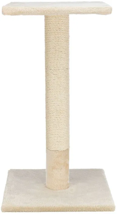 Hlavný obrázok produktu Škrabací sloupek BEANA s odpočívadlem, 9 cm / 69 cm, sisal/plyš, béžová