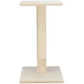 Ďalší obrázok produktu Škrabací stĺpik BEANA s odpočívadlom, 9 cm / 69 cm, sisal/plyš, béžová