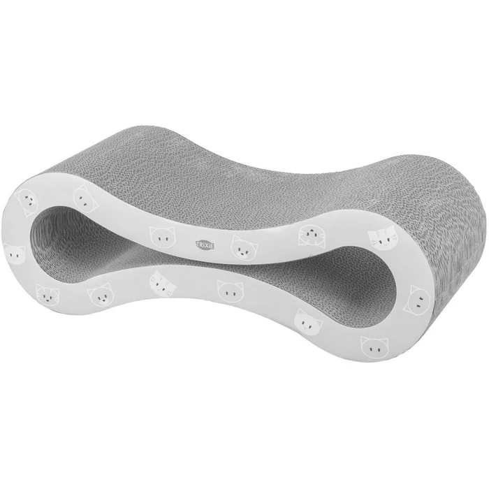 Hlavný obrázok produktu Škrabací vlna MIMI, 48 x 16 x 22 cm, šalvějová/šedá - LIMITOVANÁ NABÍDKA