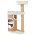 Ďalší obrázok produktu Škrabadlo FALCO s valcom a odpočívadlom 117 cm sv.šedé/hnedé