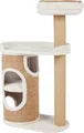 Ďalší obrázok produktu Škrabadlo FALCO s valcom a odpočívadlom 117 cm sv.šedé/hnedé