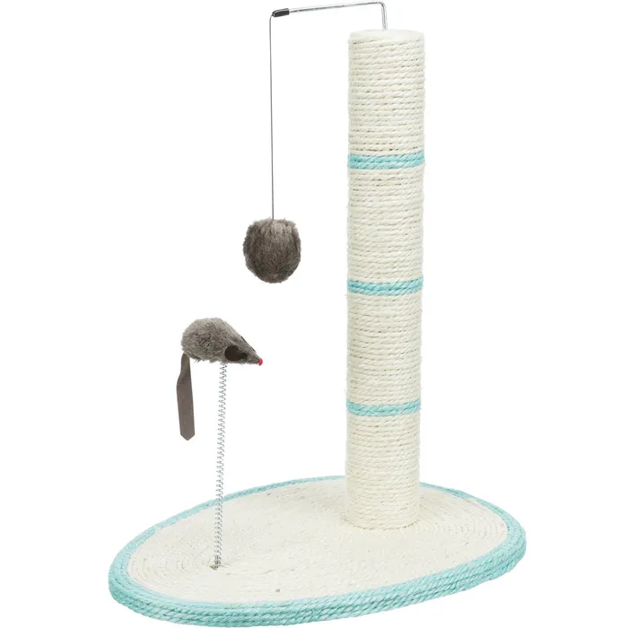 Hlavný obrázok produktu Škrábadlo válec 50cm+míč, myš+pružina na podestě 40x30cm