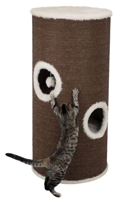 Hlavný obrázok produktu Škrábadlo VITUS Cat Tower, 115 cm, hnědo/krémové