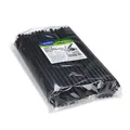 Ďalší obrázok produktu Slamka (bio-kompozit) opakovane použiteľná čierna `JUMBO` Ø8mm x 24cm [100 ks]