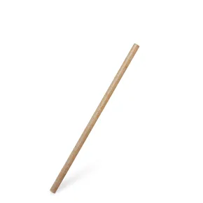 Slamka (bio-kompozit) prírodná hnedá `JUMBO` priemer 8mm x 21cm [100 ks]