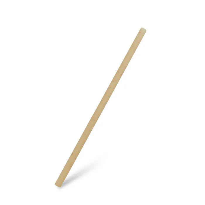 Hlavný obrázok produktu Slámka bio-kompozit přírodní hnědá `JUMBO` průměr 8mm x 25cm [100 ks]