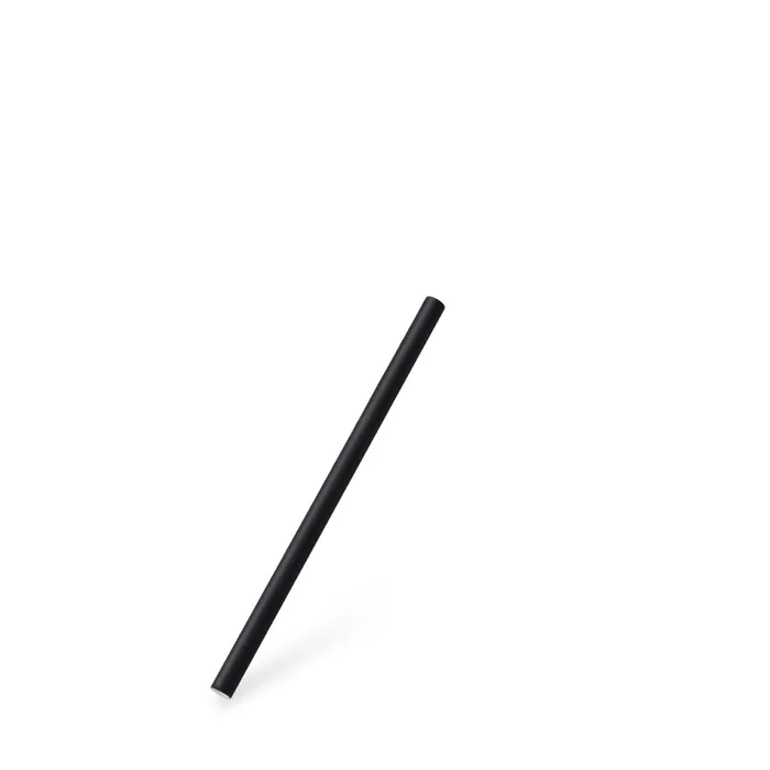Hlavný obrázok produktu Slámka papírová černá `JUMBO` průměr 8mm x 15cm [100 ks]