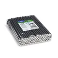 Ďalší obrázok produktu Slamka papierová čierna `JUMBO` priemer 8mm x 20cm [100 ks]