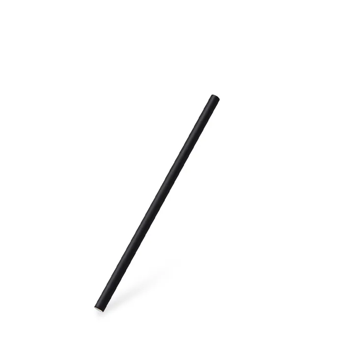 Hlavný obrázok produktu Slámka papírová černá `JUMBO` průměr 8mm x 20cm [100 ks]