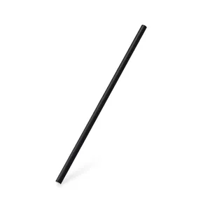 Slamka papierová čierna `JUMBO` priemer 8mm x 25cm [100 ks]