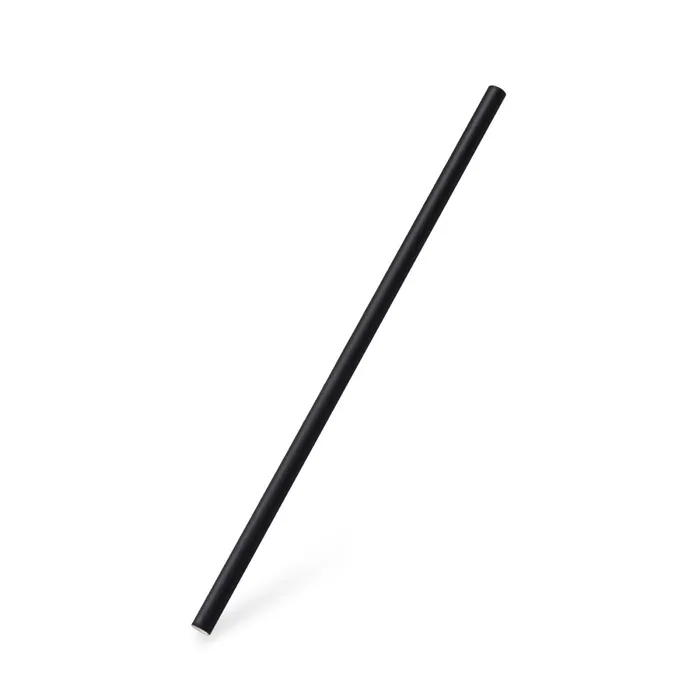Hlavný obrázok produktu Slámka papírová JUMBO černá 25 cm, průměr 8 mm [100 ks]