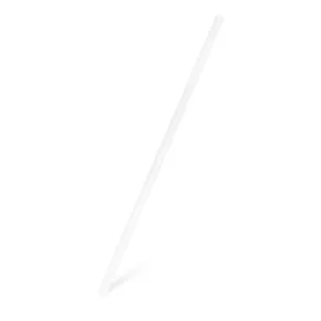 Slamky JUMBO plastové biele 25 cm, priemer 8 mm [150 ks] (znova použiteľná)