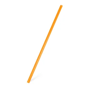 Slamky JUMBO plastové oranžové 25 cm, priemer 8 mm [150 ks] (znova použiteľná)