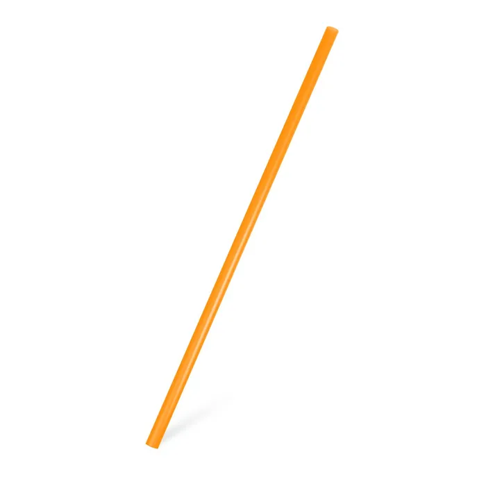 Hlavný obrázok produktu Slámky JUMBO plastové oranžové 25 cm, průměr 8 mm [150 ks] (znovu použitelná)