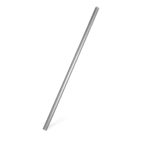 Slamky JUMBO plastové strieborné 25 cm, priemer 8 mm [150 ks] (znova použiteľná)