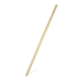 Slamky JUMBO zlaté 25 cm, priemer 8 mm [150 ks]