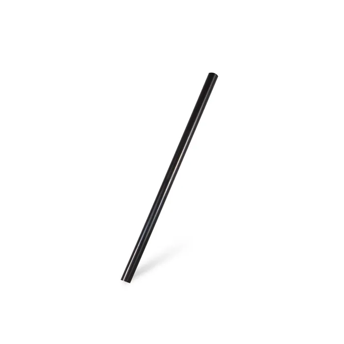 Hlavný obrázok produktu Slámky koktejlové JUMBO plastové černé 15 cm, průměr 8 mm [250 ks] (znovu použitelná)