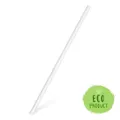 Slamka papierová biela `JUMBO` priemer 8mm x 25cm [100 ks]