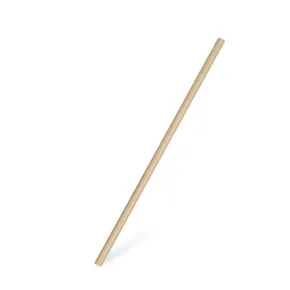 Slamka papierová kraft priemer 6mm x 20cm [100 ks]