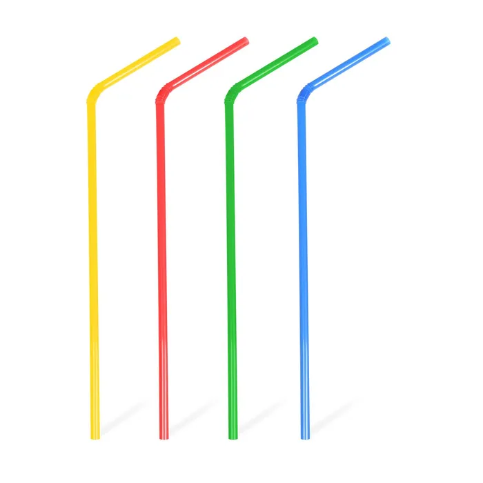 Hlavný obrázok produktu Slámky plastové flexibilní barevný mix 24 cm, průměr 7 mm [250 ks] (znovu použitelná)