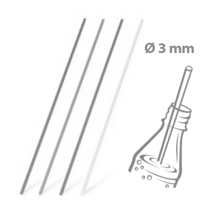Hlavný obrázok produktu Slámky rovné barevné mix 27 cm, průměr 3 mm [100 ks]