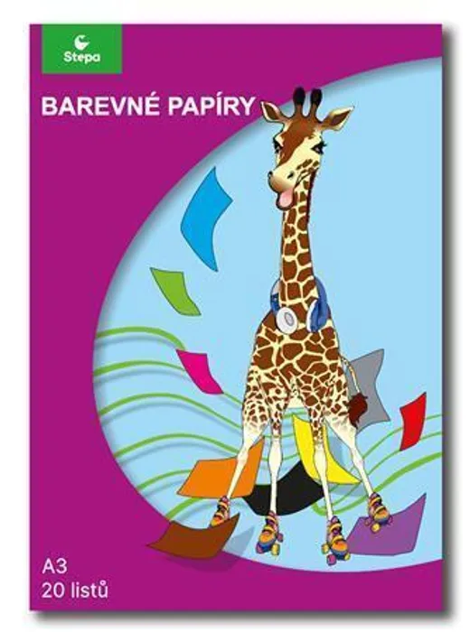 Hlavný obrázok produktu Složky barevných papírů A3 - 20listů/složka