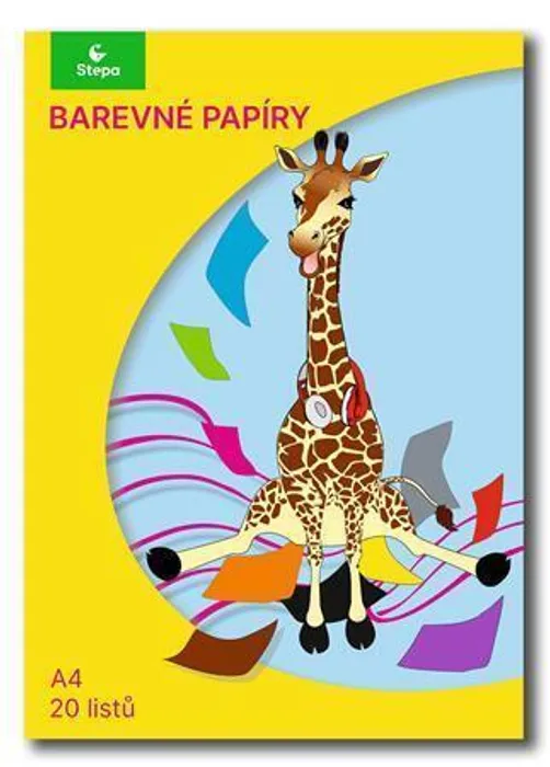 Hlavný obrázok produktu Složky barevných papírů A4 - 20listů/složka