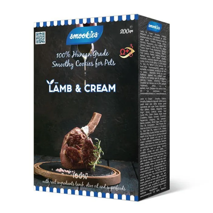 Hlavný obrázok produktu SMOOKIES Premium LAMB - jehněčí sušenky 100% human grade, 200g