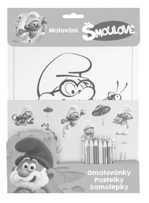 Hlavný obrázok produktu ŠMOULOVÉ – Omalovánky, pastelky, samolepky