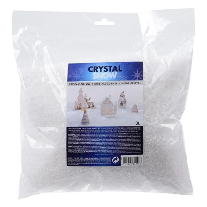 Hlavný obrázok produktu Sníh umělý - krystalický 3 l, 1ks