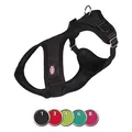 Ďalší obrázok produktu Soft postroj, jemný, vypolstrovaný, čierny S-M: hruď: 35-60cm/20mm