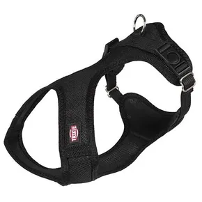 Soft postroj, jemný, vypolstrovaný, čierny XXS-XS: hruď: 28-40cm/15mm