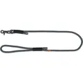 Ďalší obrázok produktu Soft Rope okrúhle tkané vodítko, S-XL: 1.00 m/ 10 mm, čierna/sivá