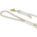 Ďalší obrázok produktu Soft Rope okrúhle tkané vodítko, S-XL: 1.00 m/ 10 mm, šedá/svetlošedá
