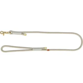 Mäkké okrúhle tkané vodítko Soft Rope, šedá/svetlosivá L-XL: 1,00 m/ 13 mm NOVÝ