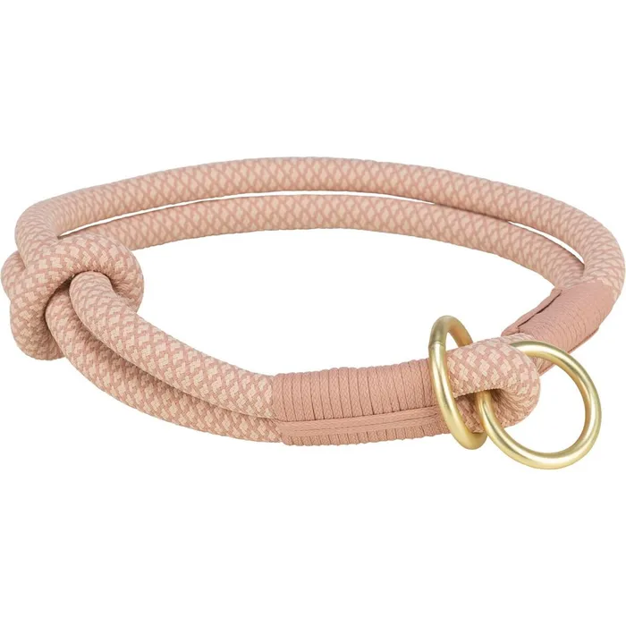 Hlavný obrázok produktu Soft Rope kulatý polostahovací obojek, růžová/světlerůžová L: 50 cm/ 10 mm