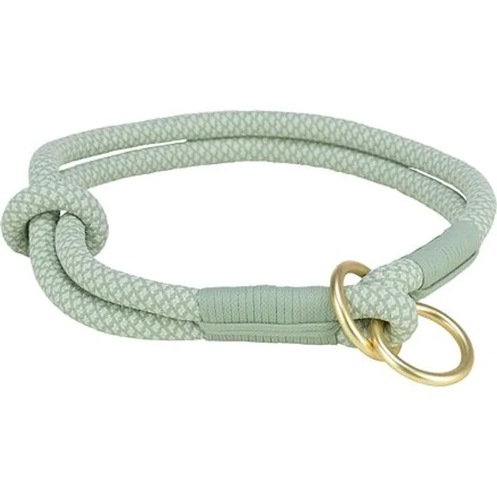 Hlavný obrázok produktu Soft Rope kulatý polostahovací obojek, šalvěj/máta M: 45 cm/ 10 mm