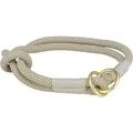 Ďalší obrázok produktu Soft Rope okrúhly polosťahovací obojok, šedá/svetlošedá S-M: 40 cm/ 10 mm