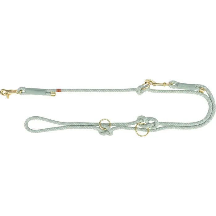 Hlavný obrázok produktu Soft Rope prodlužovací kulaté tkané vodítko, S-XL: 2.00 m/ 10 mm, šalvěj/máta