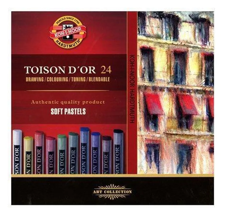 Hlavný obrázok produktu Souprava pastelů prašných uměleckých TOISON D'OR 8514 24ks KOH-I-NOOR