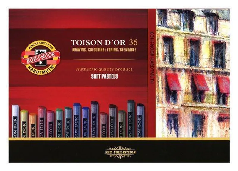 Hlavný obrázok produktu Souprava pastelů prašných uměleckých TOISON D'OR 8515 36ks KOH-I-NOOR
