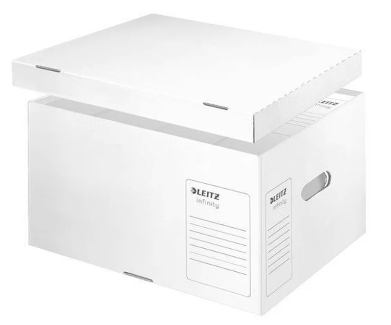 Hlavný obrázok produktu Speciální archivační kontejner s víkem Leitz Infinity velikosti L, Bílá